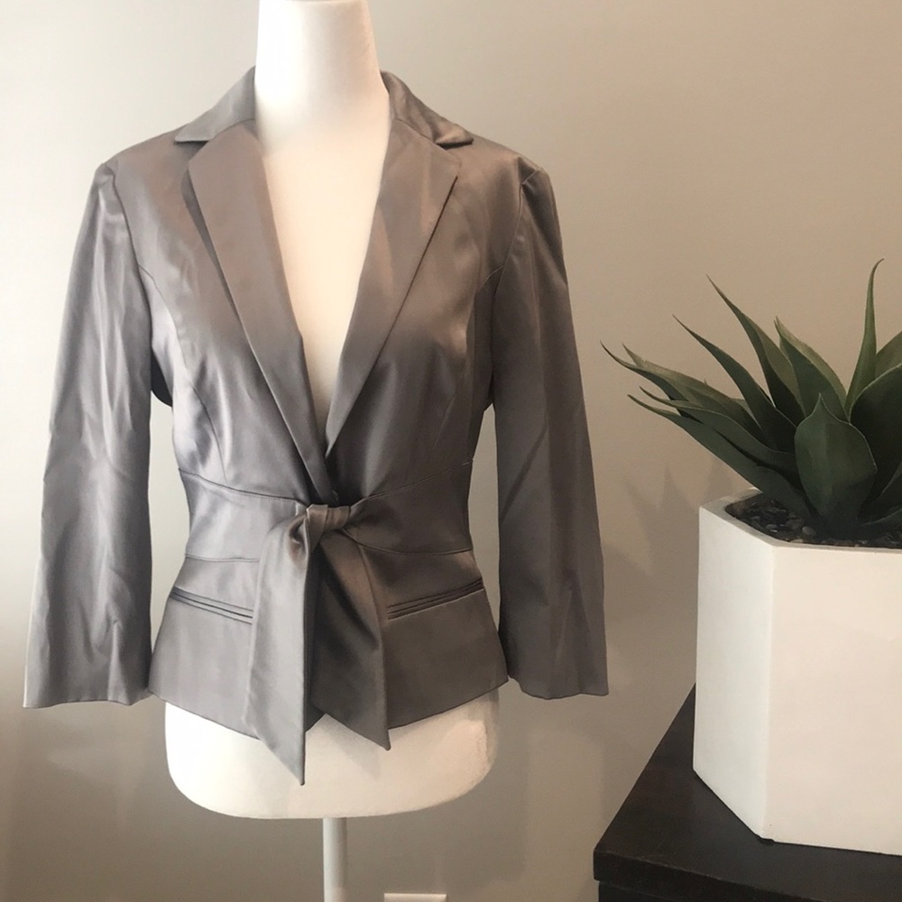 INC Silver small blazer